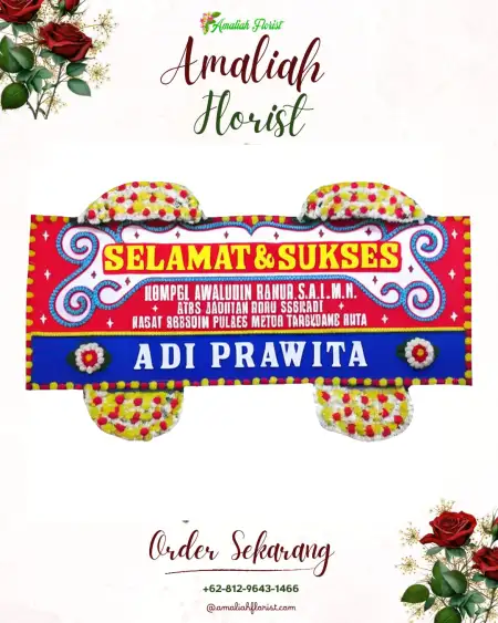 Papan Bunga Ucapan Selamat Sibangkaja